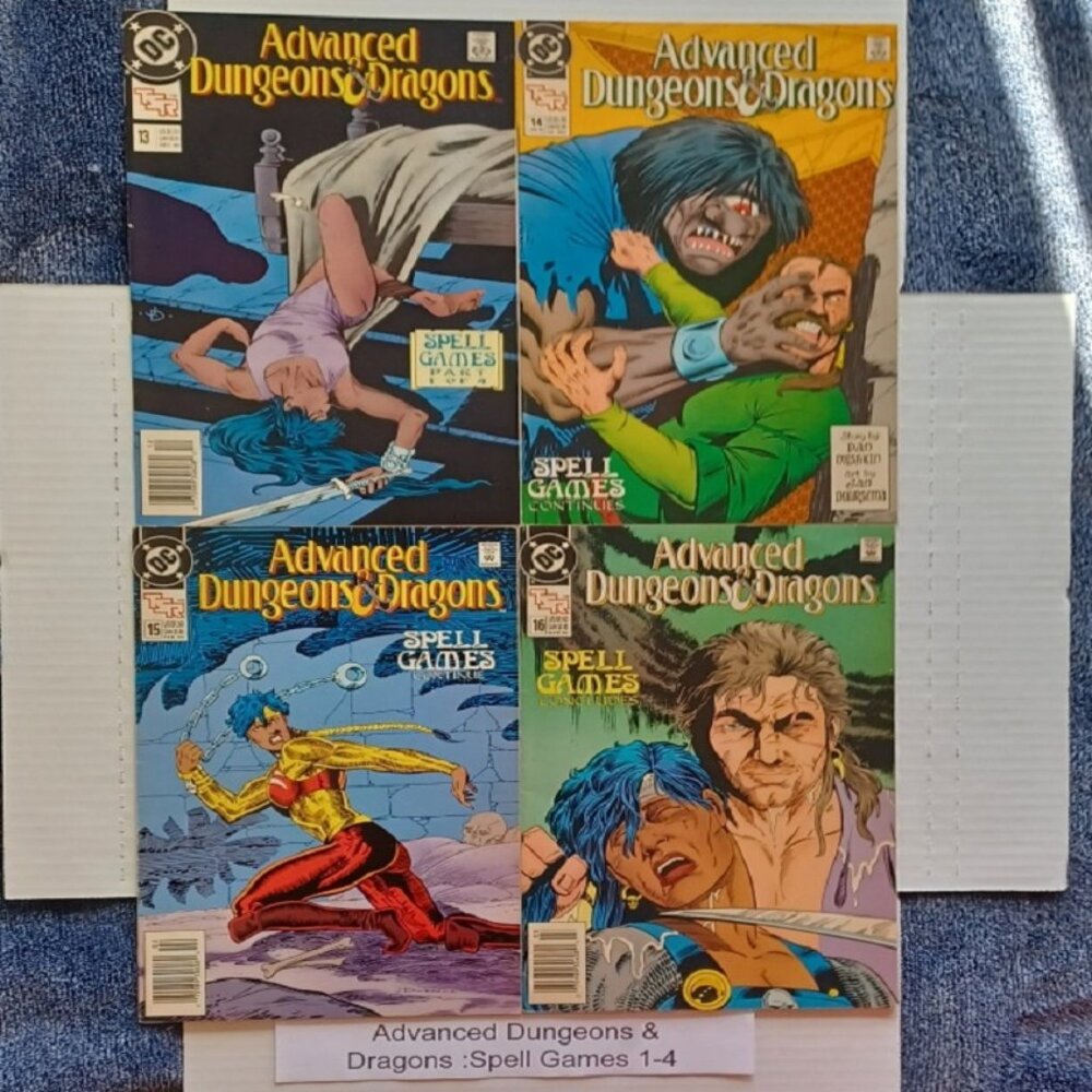 Advanced Dungeons & Dragons Spell Games 1-4
